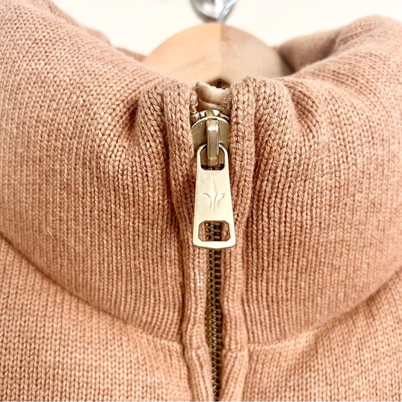 NICOLE BENISTI Kensington Cashmere Wool Down Puffer Coat in Rich Caramel - Picture 10 of 15